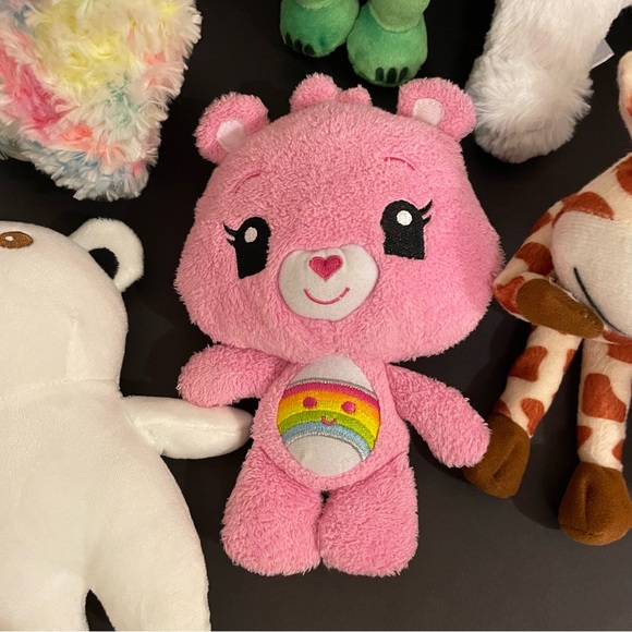 Lot of 7 plushies mixed brand Ty beanie Lola Llama Care Bear, Stuffed animal toy - Picture 4 of 8